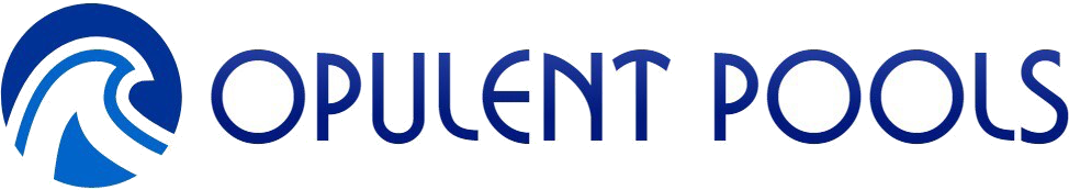Opulent Pools original wave wordmark